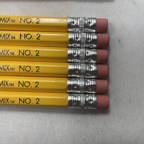 Vintage Wood Pencil No. 2 Lot Unsharpened Academic Dixon HB And Ticonderoga Soft - Picture 7 of 15